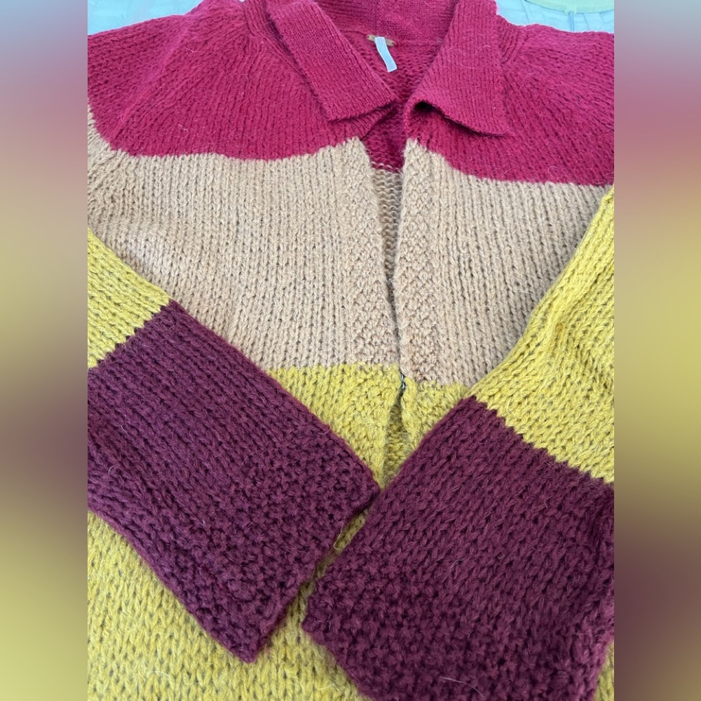 Free People Over The Rainbow mohair blend duster cardigan - Picture 4 of 5